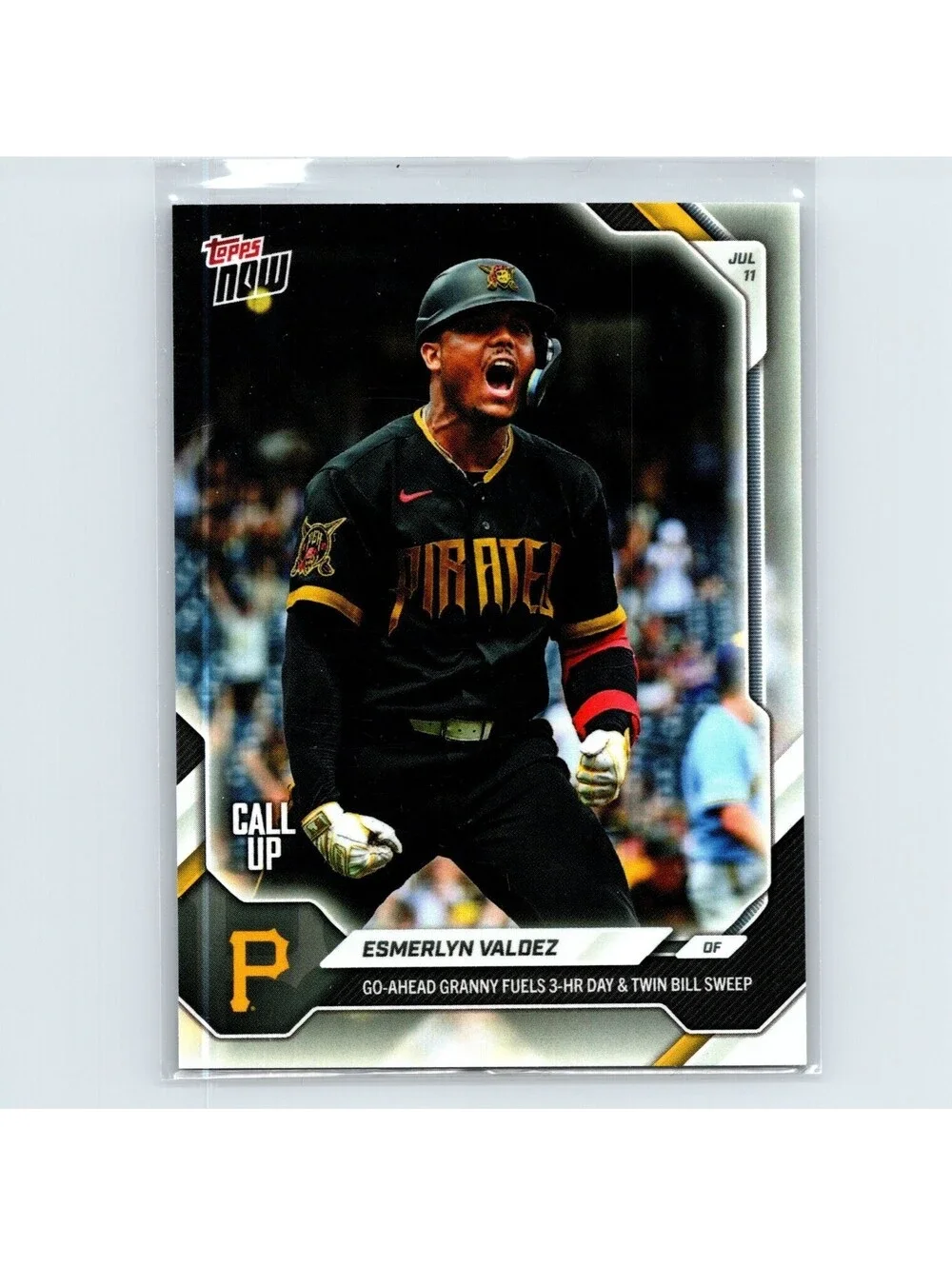 2026 Topps Now MLB - Esmerlyn Valdez Call Up #444 - Pittsburgh Pirates